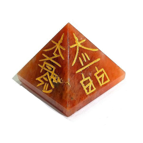 Healing Crystals - Red Aventurine Reiki Pyramid Wholesale