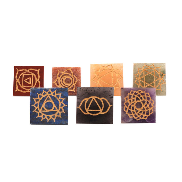 Healing Crystals - Seven Chakra Pyramid Symbol Wholesale