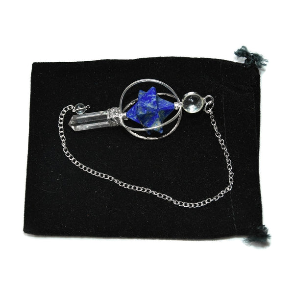 Healing Crystals - Lapis Lazuli Merkaba Pendulum Wholesale