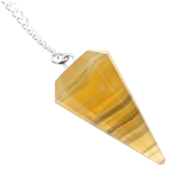 Healing Crystals - Yellow Aventurine Pendulum Wholesale