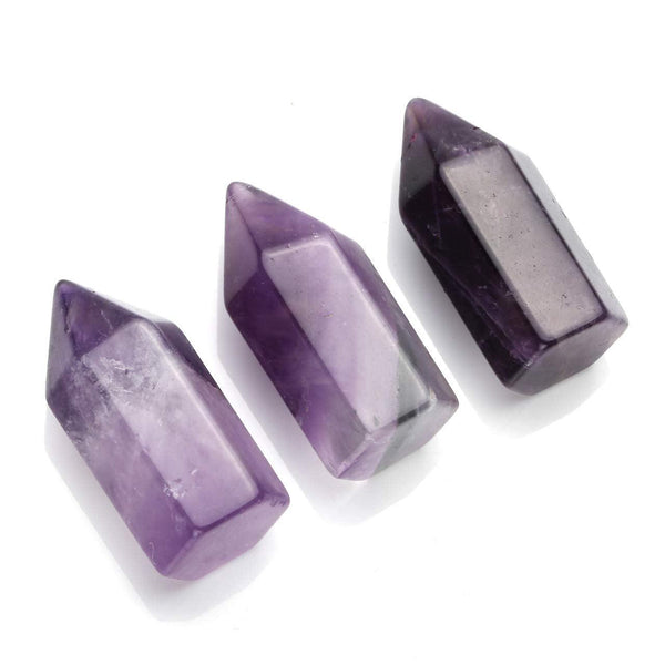 Healing Crystals - Amethyst 1-1.5 Inches Pencil Wand Wholesale