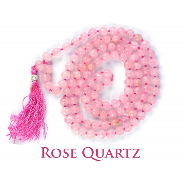 Healing Crystals - Rose Quartz Jape Mala Wholesale