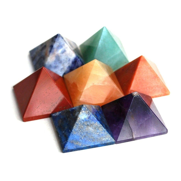 Healing Crystals - Seven Chakra Pyramid