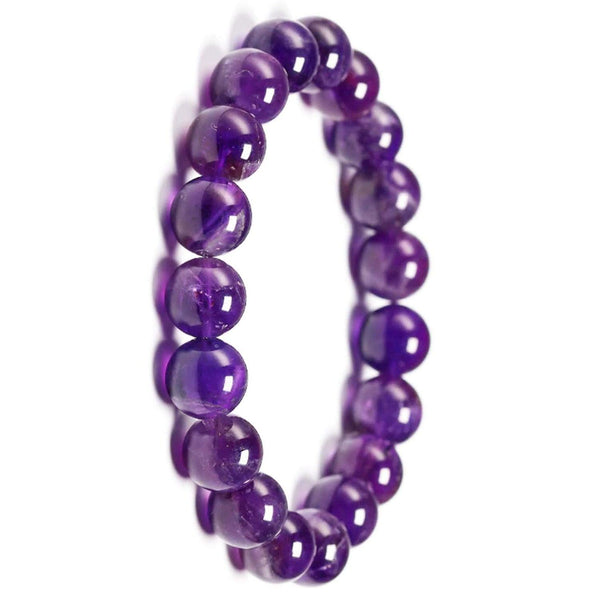 Healing Crystals - Amethyst 10 MM Bracelet Wholesale