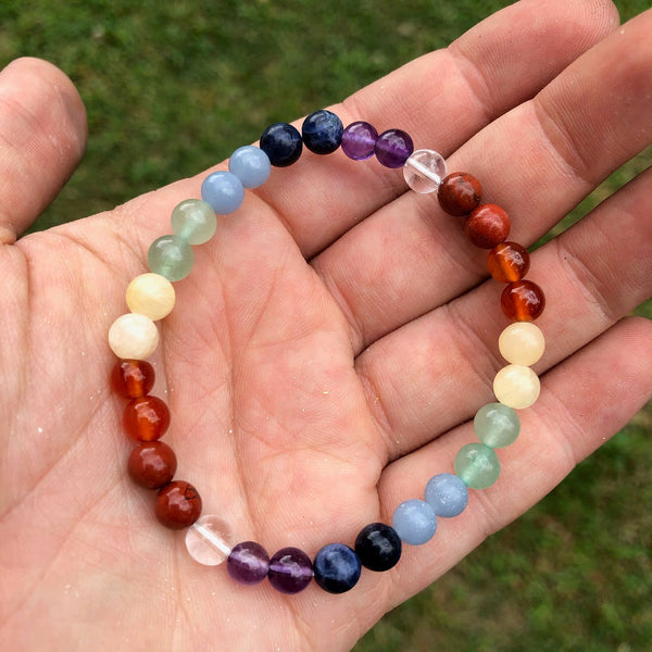 Healing Crystals - Seven Chakra Bracelet Wholesale