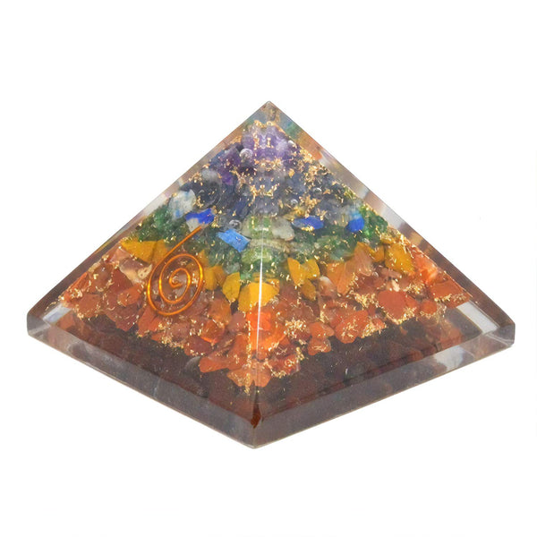 Healing Crystals - Seven Chakra Original Orgone Pyramid Wholesale