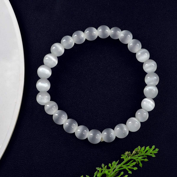 Healing Crystals - White Selenite Bracelet