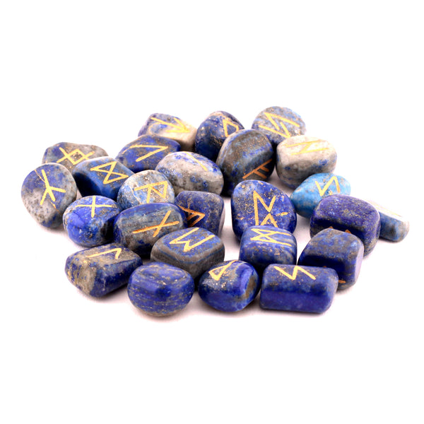 Healing Crystals - Lapis Lazuli Tumble Runes Wholesale