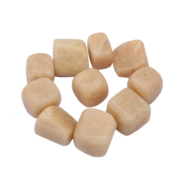 Healing Crystals - Peach Moonstone Tumble Wholesale