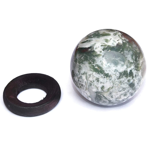 Healing Crystals - Moss Agate Sphere Wholesale