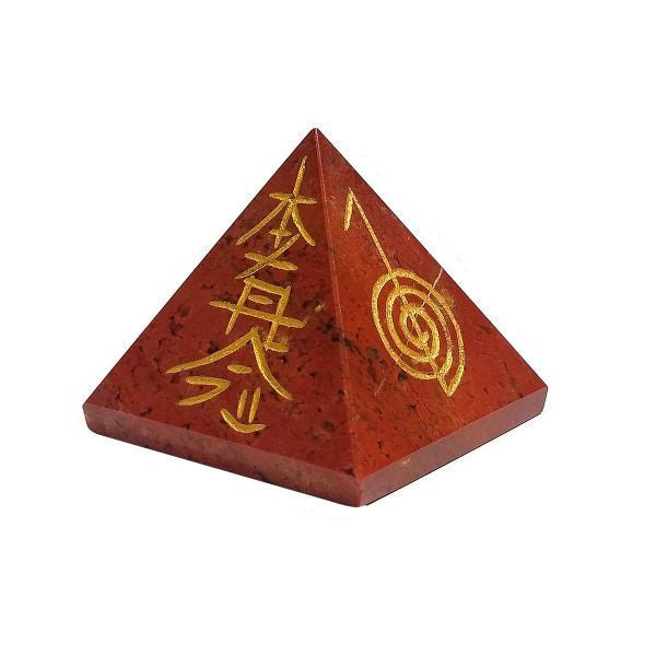 Healing Crystals - Red Jasper Reiki Pyramid Wholesale