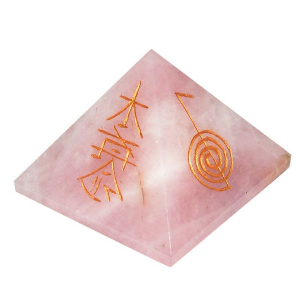 Healing Crystals - Rose Quartz Reiki Pyramid