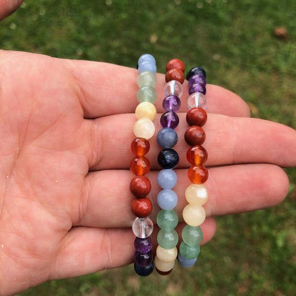Healing Crystals - Seven Chakra Bracelet