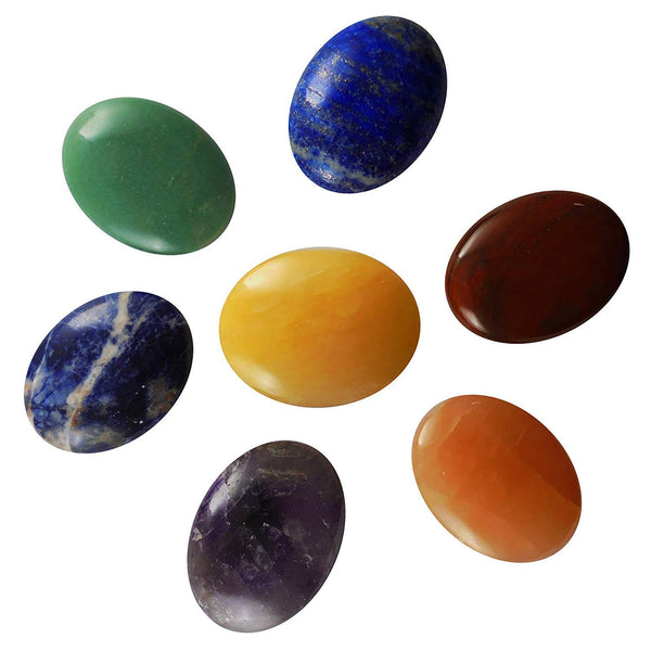 Healing Crystals - Seven Chakra Oval