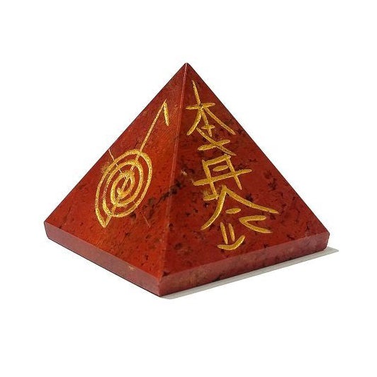 Healing Crystals - Red Jasper Reiki Pyramid