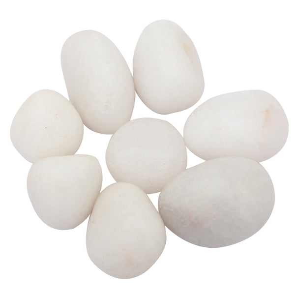 Healing Crystals - White Agate Tumble Wholesale