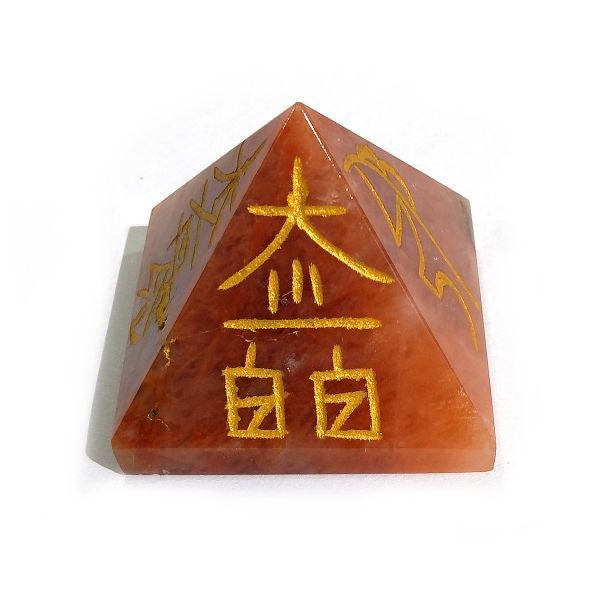Healing Crystals - Red Aventurine Reiki Pyramid