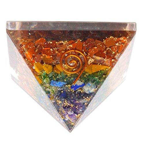 Healing Crystals - Seven Chakra Original Orgone Pyramid Wholesale