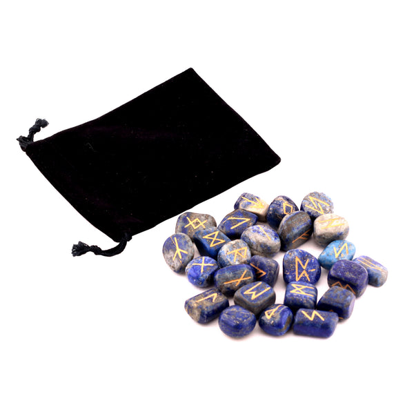 Healing Crystals - Lapis Lazuli Tumble Runes Wholesale