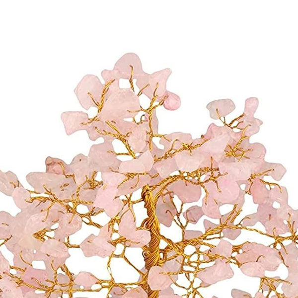 Healing Crystals - Rose Quartz Feng Shui Tree