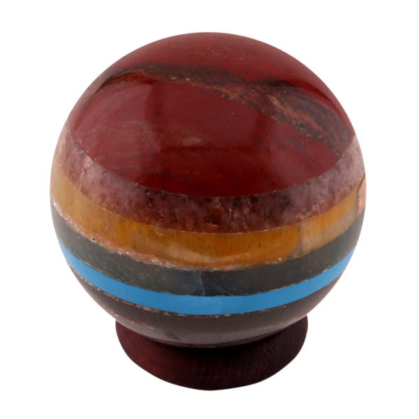 Healing Crystals - Seven Chakra Bonded Sphere Wholesale