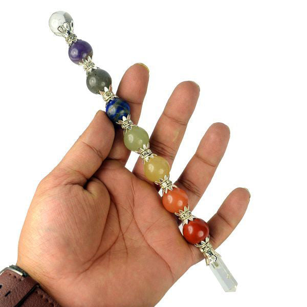 Healing Crystals - Seven Chakra Ball Wand Wholesale