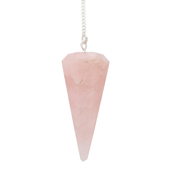 Healing Crystals - Rose Quartz Pendulum