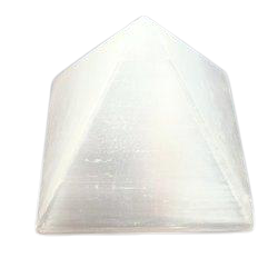 Healing Crystals - White Selenite Pyramid