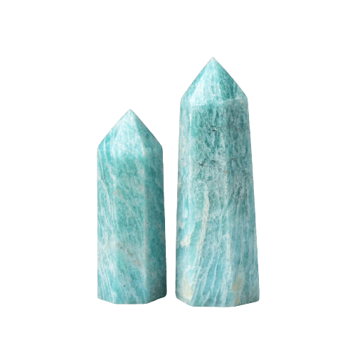 Healing Crystals - Amazonite 1 to 1.5 Inches Pencil Wand