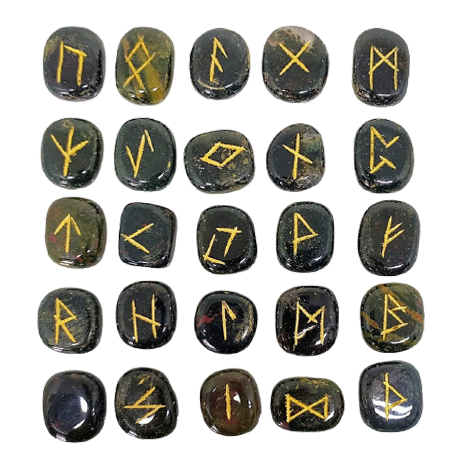 Healing Crystals - Bloodstone Square Runes Wholesale