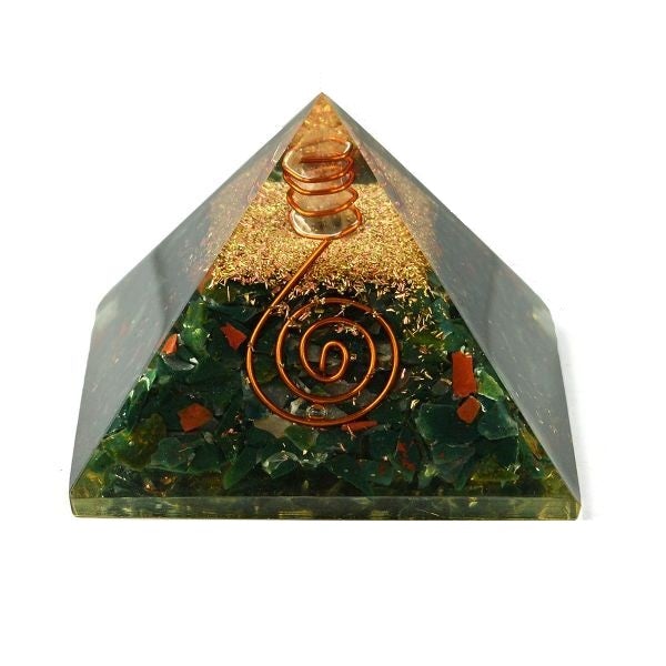 Healing Crystals - Blood Stone Orgone Pyramid