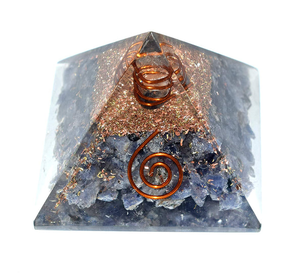 Healing Crystals - Blue Aventurine Orgone Pyramid
