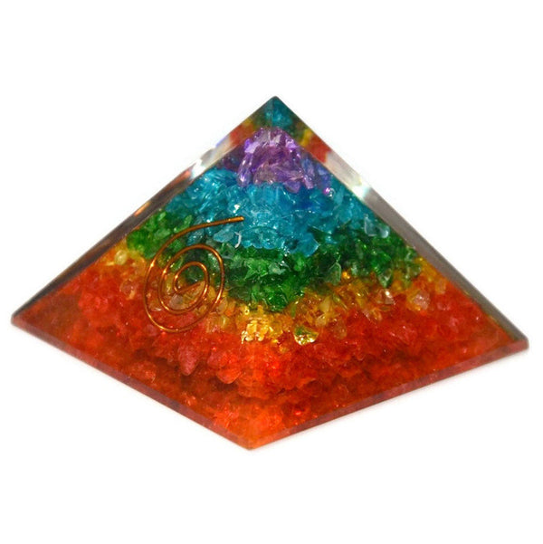 Seven Chakra Orgone Pyramid Wholesale Pieces Lot