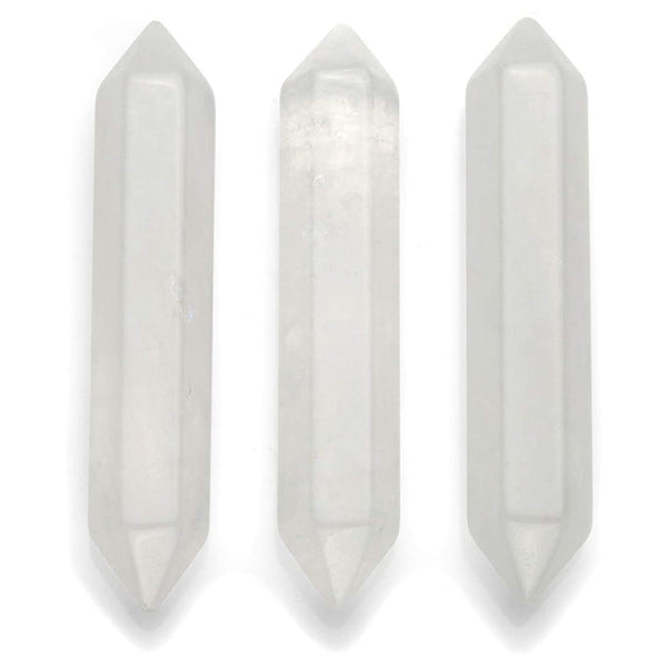 Healing Crystals - Crystal Quartz Double Pointed Pencil Wand Wholesale
