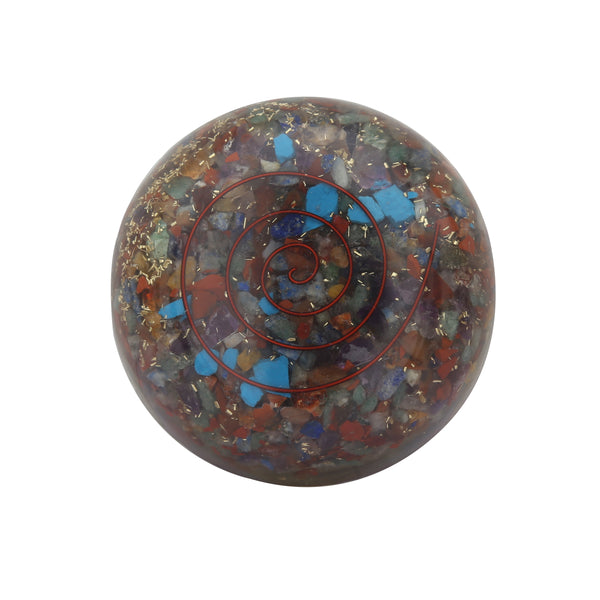 Healing Crystals - Seven Chakra Orgone Dome Wholesale