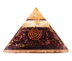 Healing Crystal - Garnet Orgone Pyramid