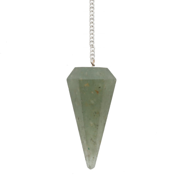 Healing Crystals - Green Aventurine Pendulum