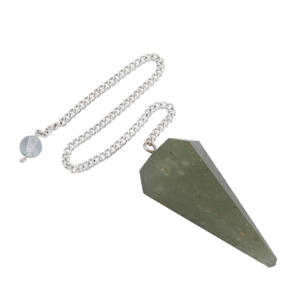 Healing Crystals - Green Aventurine Pendulum