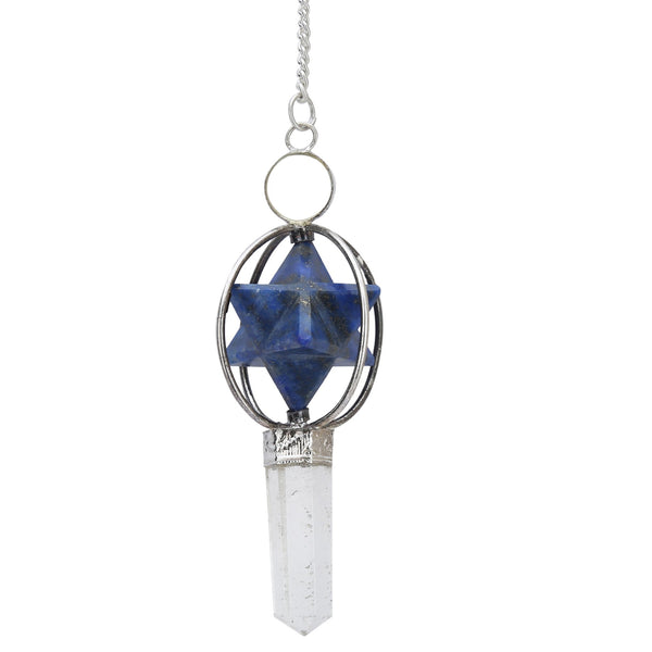 Healing Crystals - Lapis Lazuli Merkaba Pendulum