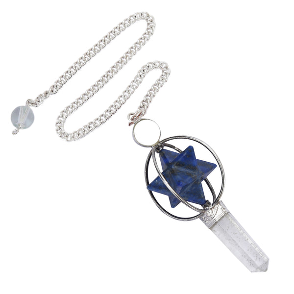 Healing Crystals - Lapis Lazuli Merkaba Pendulum Wholesale