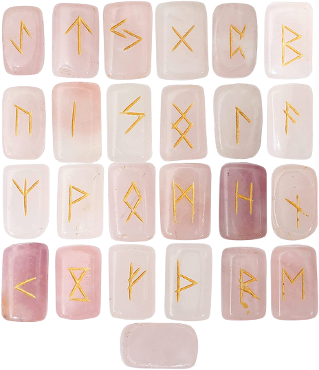 Healing Crystals - Rose Quartz Square Runes Wholesale