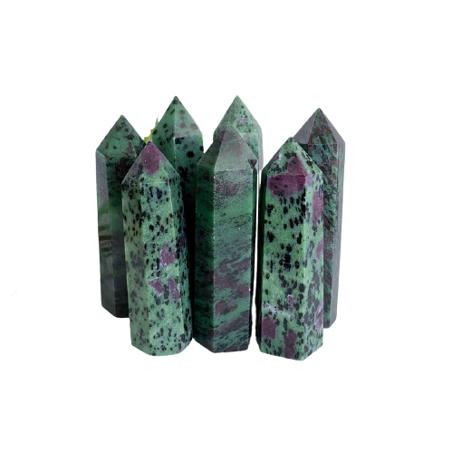 Healing Crystals - Ruby Zoisite Pencil Wand Wholesale