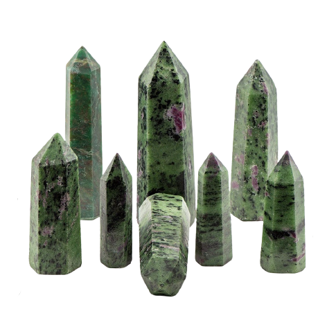 Healing Crystals - Ruby Zoisite Pencil Wand Wholesale