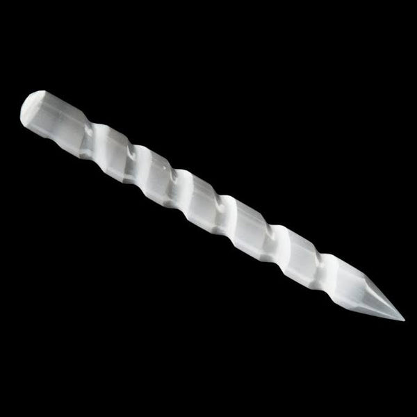 Healing Crystals - White Selenite Carving Wand