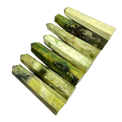 Healing Crystals - Serpentine Pencil Wand Wholesale