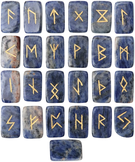 Healing Crystals - Sodalite Square Runes
