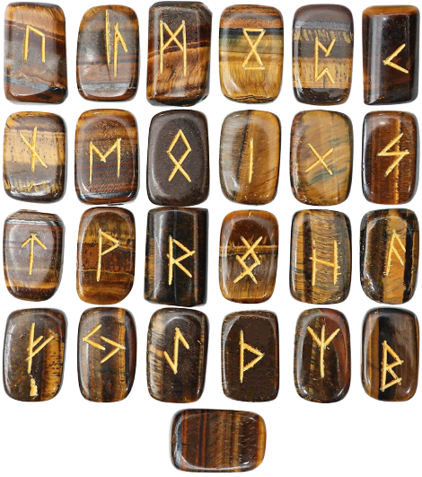 Healing Crystals - Tiger Eye Square Runes Wholesale