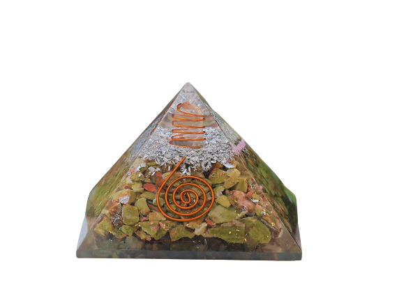 Healing Crystals - Unakite Orgone Pyramid Wholesale