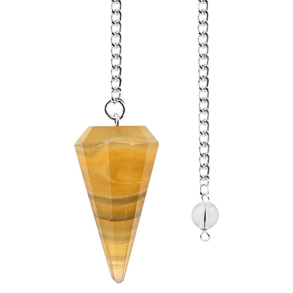 Healing Crystals - Yellow Aventurine Pendulum