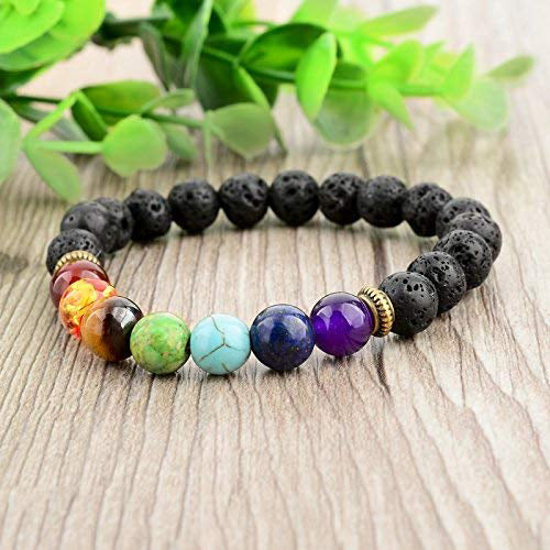 Healing Crystals - Chakra Lava Bracelet Wholesale